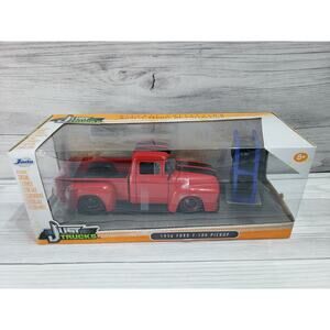 Jada 1956 Ford F-100 Pickup 1:24 Scale with extra wheels in box